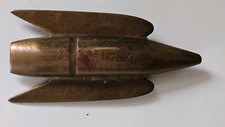 Vintage Figural Spaceship Shuttle Interstellar Rocket Brooch Pin