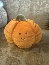 Jellycat Vivacious Pumpkin BNWT Retired? Halloween Autumn Plush