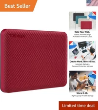 USB 3.0 2TB Canvio Advance Portable Hard Drive - Effortless Backup & Storage