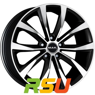 MAK Wolf black mirror 6.5x16'' ET41 LK5 115 ML 70.2 Alufelgen 16 Zoll