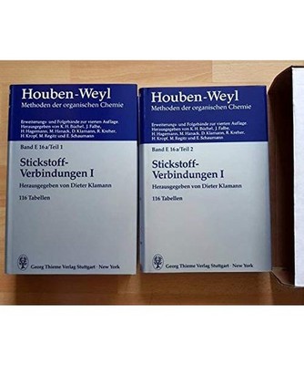 Houben-Weyl Methods of Organic Chemistry Vol. E 16a, 4th Edition Supplement: Org