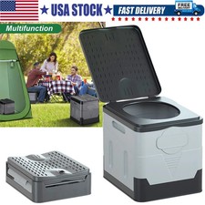 20L Portable Folding Toilet Seat For Camping Toilet Travel Hiking Outdoor Potty