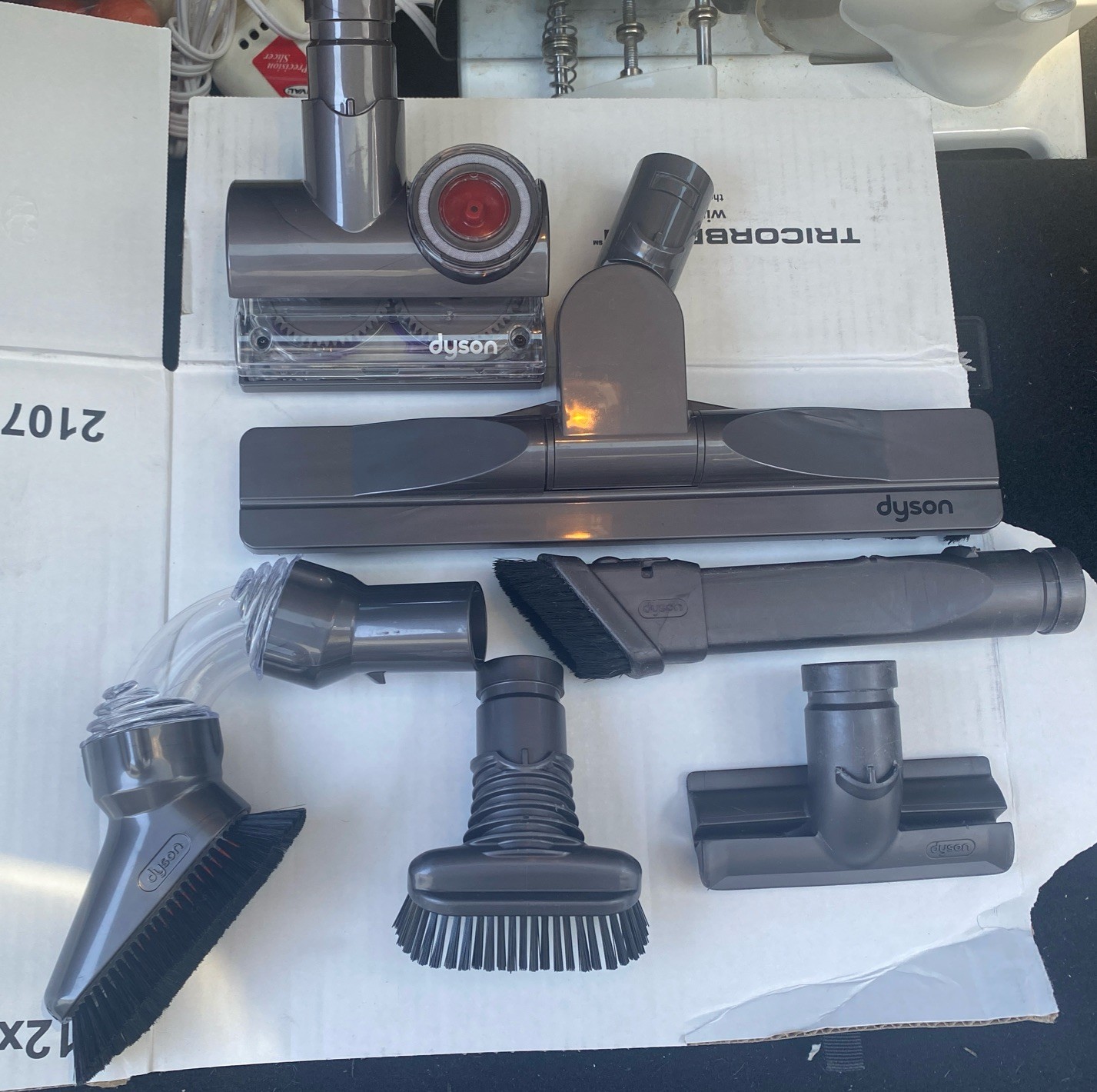 Dyson Vacuum Hose Kit with 6 Pieces Including Tangle-Free Upholstery Tool-image