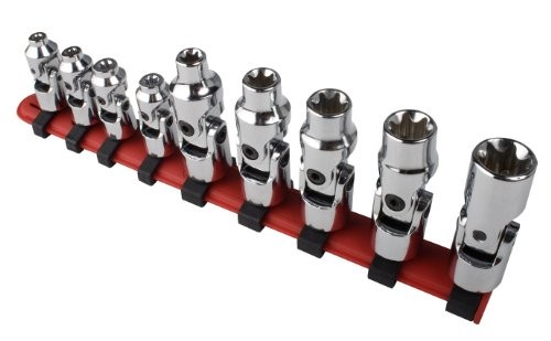 Sunex 9912 14 Приводной набор универсальных звездчатых хромированных розеток из 9 частей 14590₽