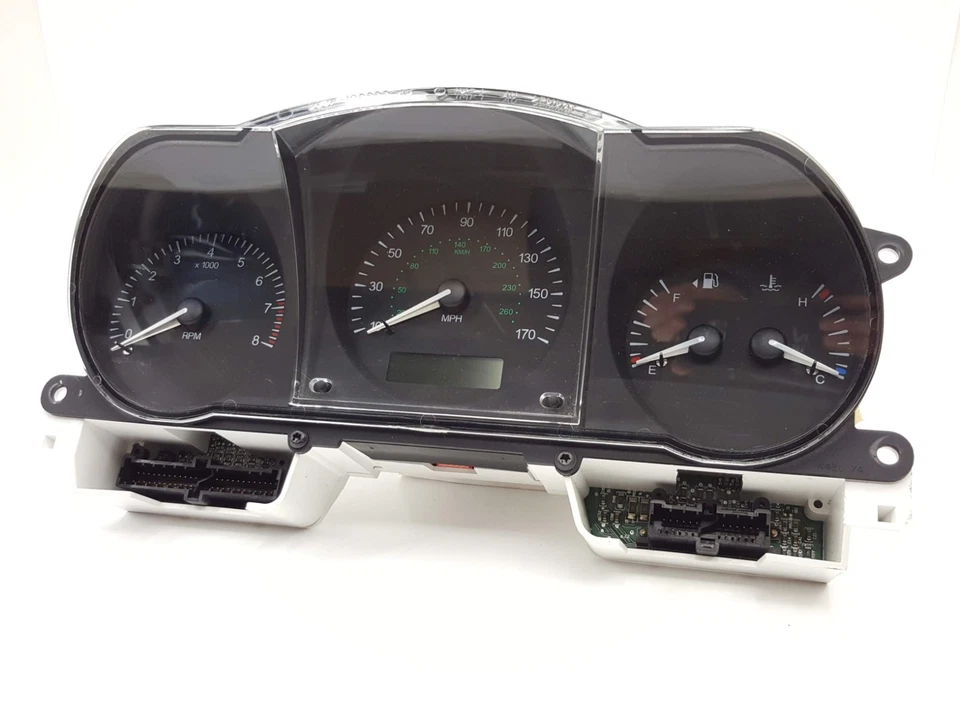 1998-2003 JAGUAR XJ8 L Speedometer Gauge Cluster 4.0 V8 AUTO w Stick 135,637 - Image 4 of 4