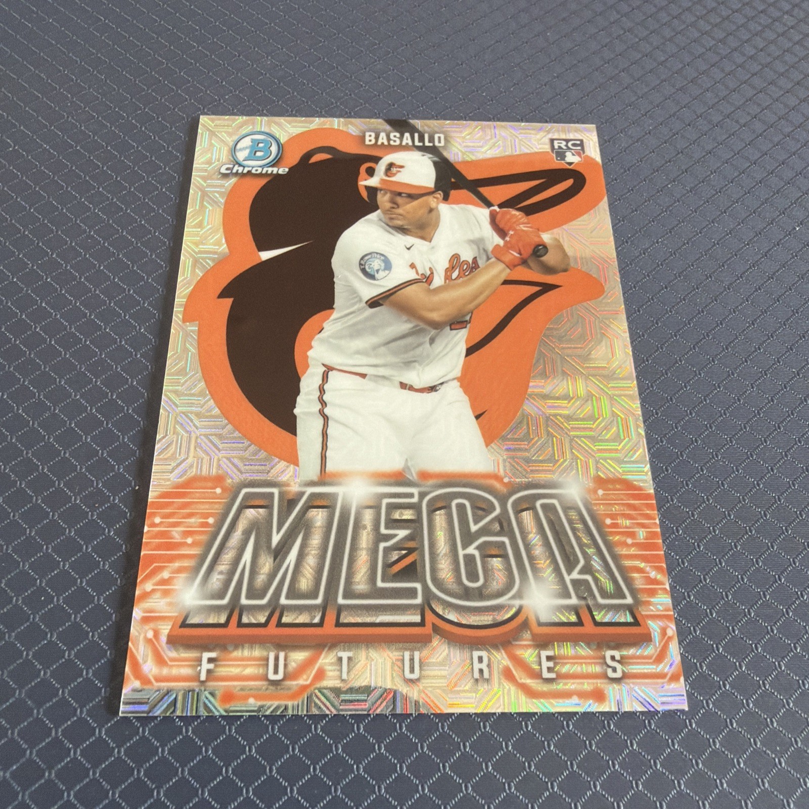2026 Bowman Mega Box Samuel Basallo Futures Chrome RC Mojo Refractor SSP #MF-15