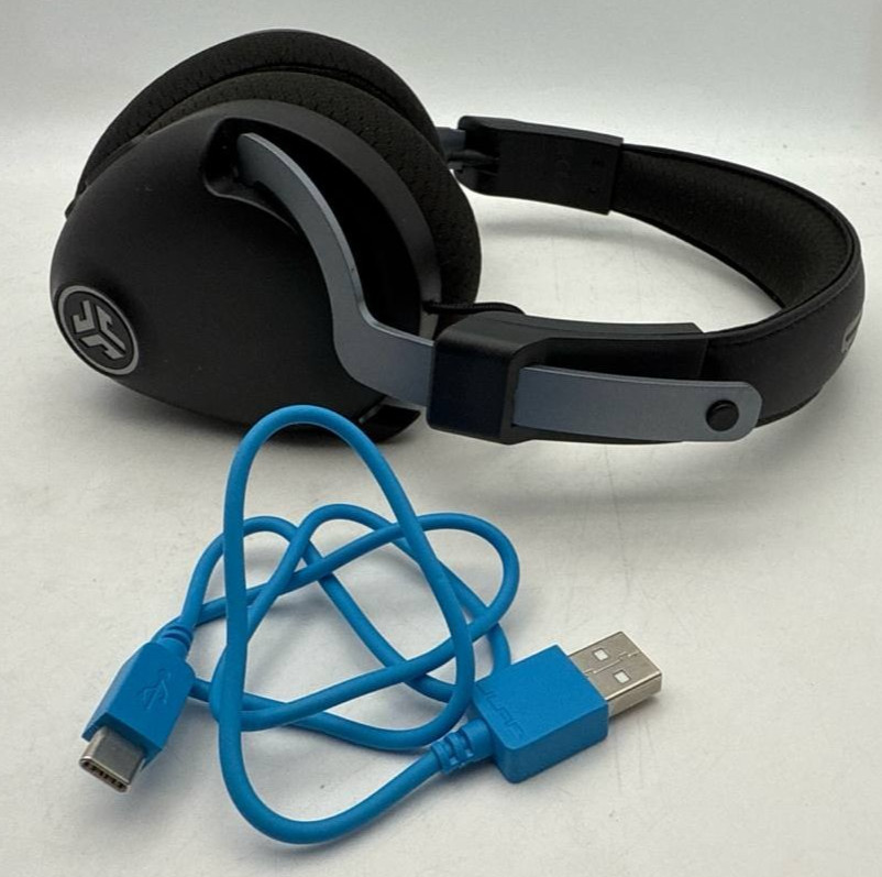 JLab JBuds Work Wireless Over Ear Headset Bluetooth Multipoint Boom Mic 60HR