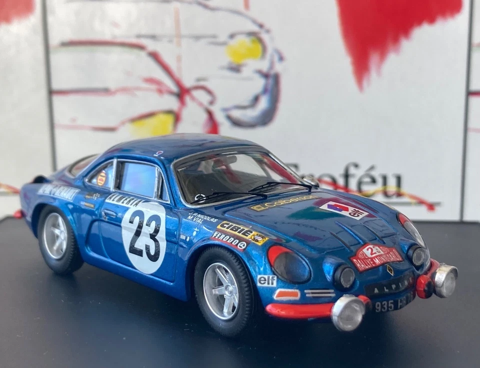 1/43 Trofeu TR807r Alpine Renault A110 1600 1972 Monte Carlo #23 Nicolas & Vial Foto 2 de 4