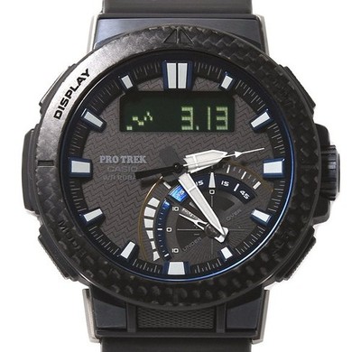 CASIO PRO TREK PRW-73X-1JF Angler Line Carbon Bezel Tough Solar Watch