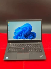 LENOVO THINKPAD T480s 14" i7-8650U 8GB RAM 256GB SSD WINDOWS 11 BATTERY 80% NOAC