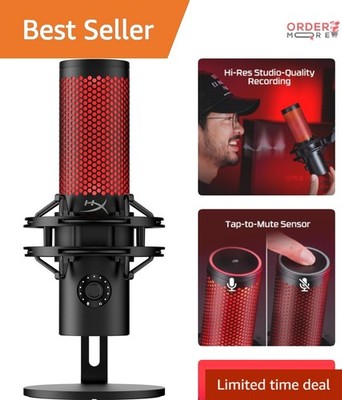USB Microphone for Gaming Streaming Podcasting High-Res Studio-Quality