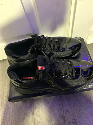 & Other Stories Black Solid Low Top Lace-Up Athletic Sneaker Men New w/ Box