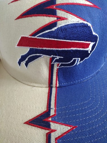 New Rare VTG 90s BUFFALO BILLS STARTER PRO LINE SHOCKWAVE HAT New Old Stock - Picture 10 of 13