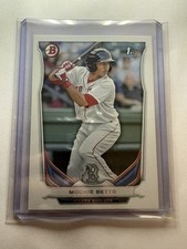 Sports Cards 2014 Topps Bowman Mookie Betts 1st Bowman Rookie Card #BP109. rookie card picture