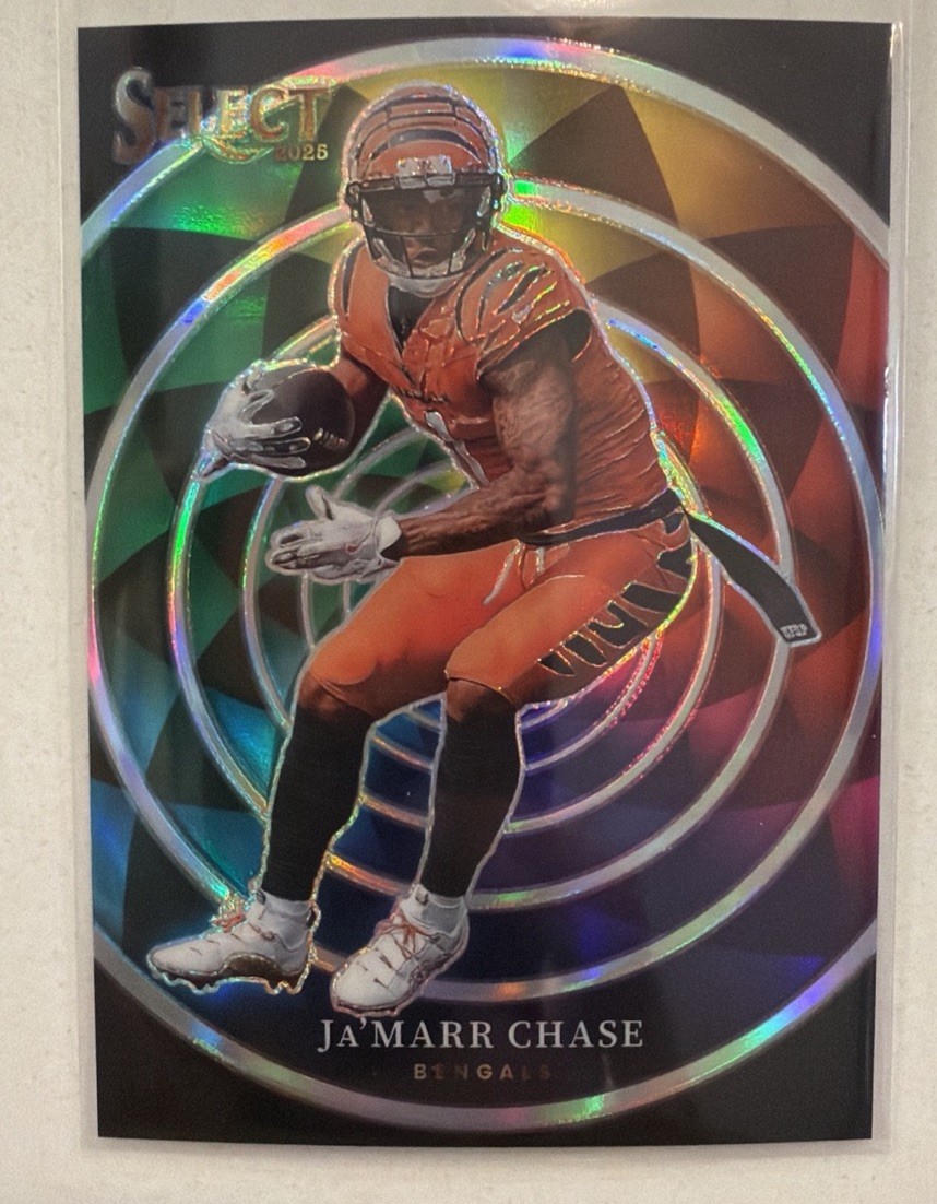 2025 Select Ja'Marr Chase Color Wheel CASE HIT Bengals SSP Mint