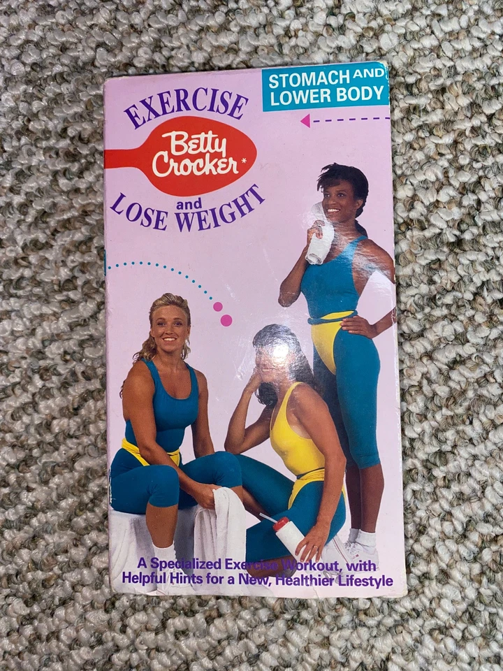 Vtg Betty Crocker VHS Tape Rare Exercise and Lose Weight VHS OOP HTF Video - Image 4 of 4