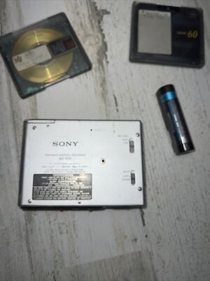 Sony MD Walkman MZ-R50 RM-MZR50 EBP-MZR4 Minidisc Player Recorder