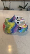 CROCS Classic Clogs Tye Dye Unisex Size 6C