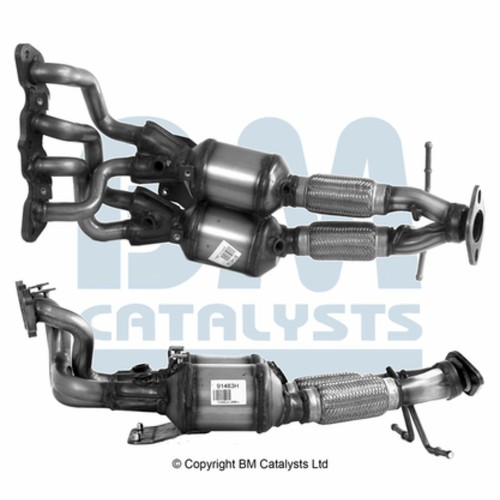 For Ford Focus MK2 1.6 Ti Genuine BM Cats Type Approved Catalytic Converter eBay