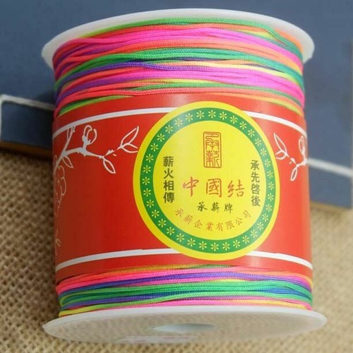 Nylon Chinese Knot Macrame Cord Braided Strings Thread Wire Line Women's Jewelry - Picture 39 of 42