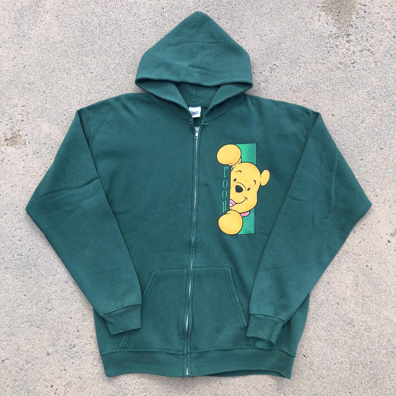 1990s Vintage Winnie The Pooh Zip Up Hoodie - image 1