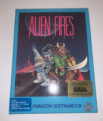 ALIEN FIRES 2199 AD Paragon Software EA AMIGA Computer Game  Preowned