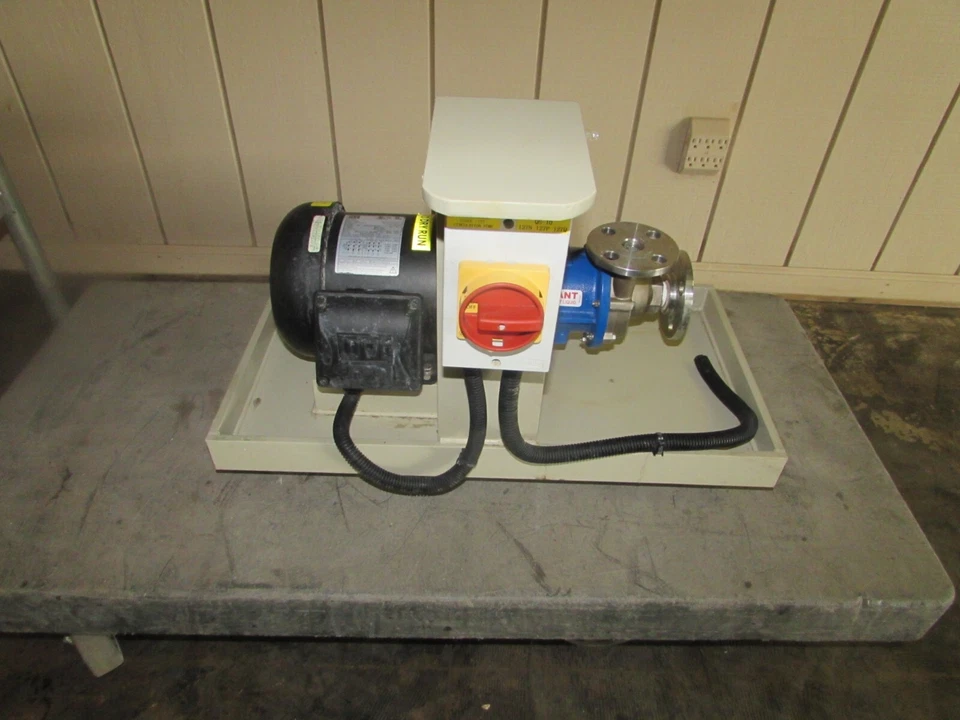SERFILCO P-51-0114-FL , 316 SS, PUMP &MOTOR, 3/4" ,3ph, 230/460 Volt, 0.75hp - Image 3 of 4