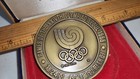 1988 Korea Olympics Olymicad 2 7/8 Inch Bronze Medallion - National Tourism Corp — photo 4