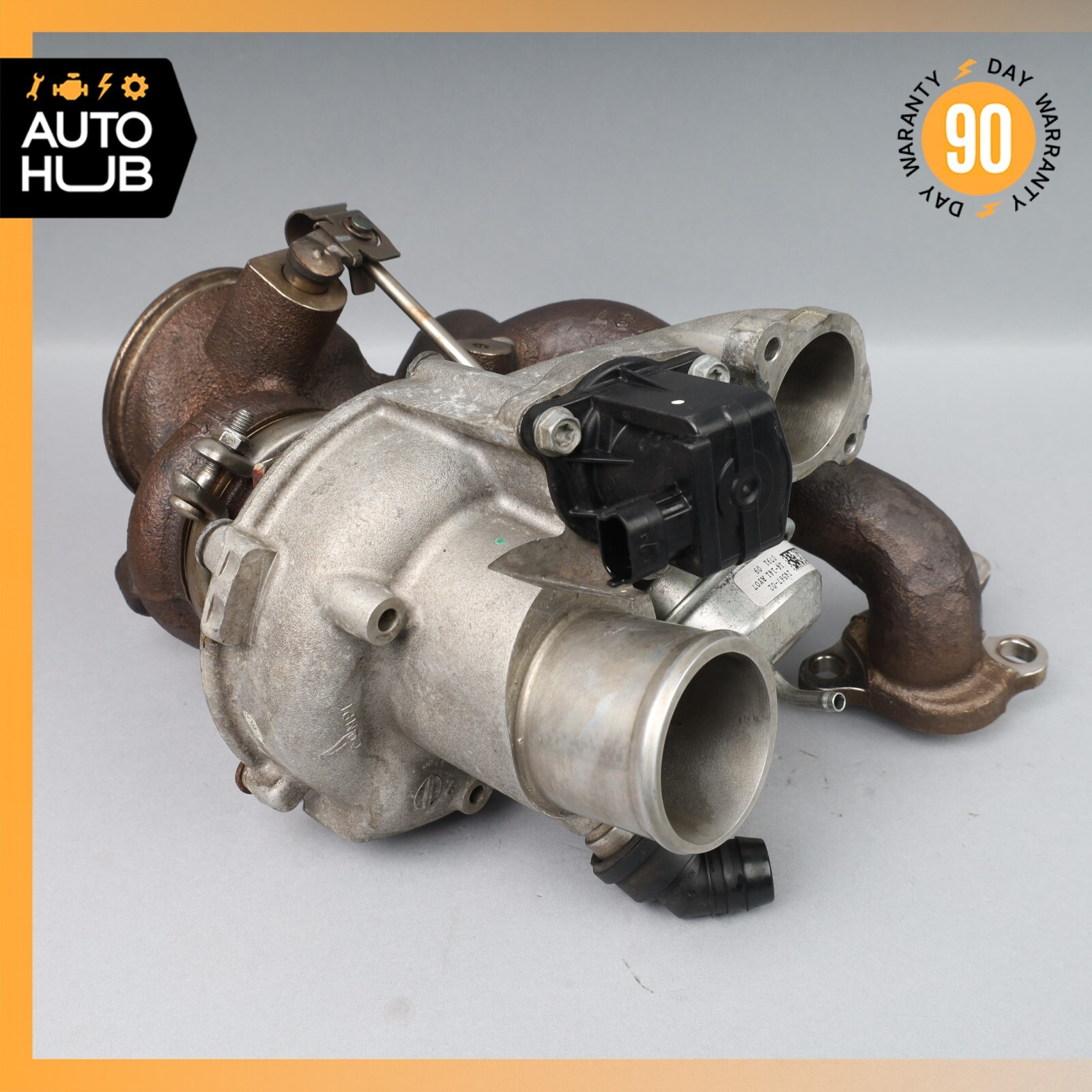 Maserati Ghibli Quattroporte Right Turbocharger Turbo Charger Manifold OEM 75k