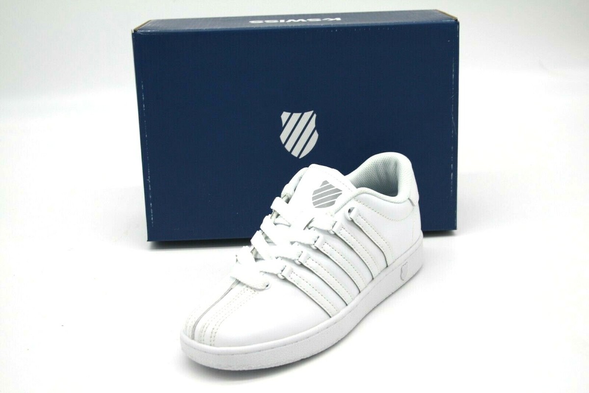 K SWISS CLASSIC VN VARSITY LOW WHITE/WHITE 83343-101-M SNEAKER BIG