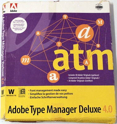 Adobe Type Manager Deluxe 4.0 - Windows - Multilingual