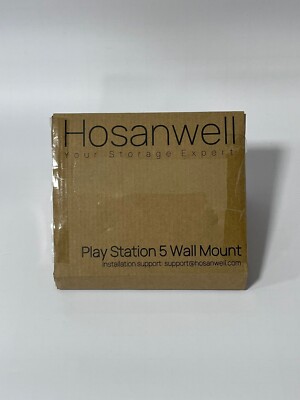 Hosanwell PS5 Wall Mount, PS5 Wall Mount Kit mit abnehmbarer controller halter