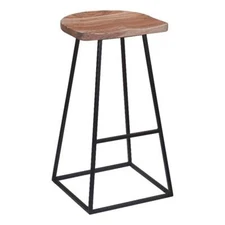 Clement Solid Acacia Wood 30" Bar Stool - Natural