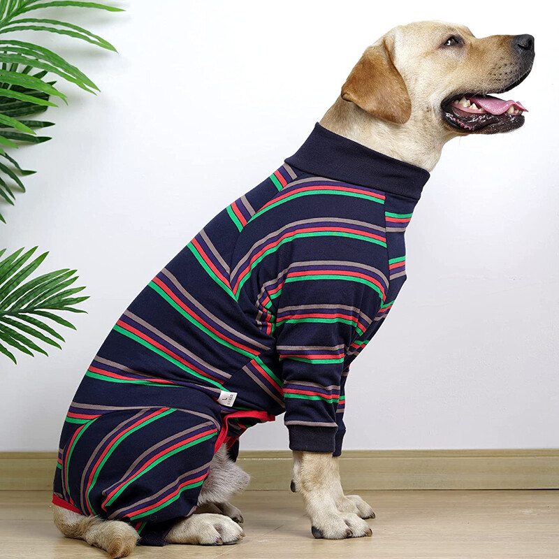 Dog Stretchy Jumpsuit Coat Recovery Post Surgery Suit Pet Puppy Dog