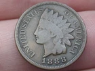1888 Indian Head Cent Penny, Fine Details