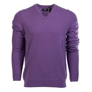 Roxo Masculino Callaway Cashmere Suéter Gola V Tamanho Xl * Novo em folha | eBay