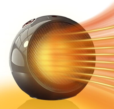 Coplax 1500W Portable Electric Space Heater with Thermostat 1S Fast Heating O...