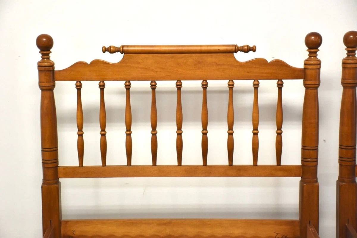 Solid maple twin bed cheap frame