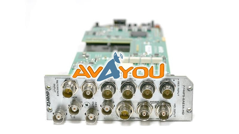 Evertz 7746FS-EAES4-HD+3RU HD/SD SDI Frame Synchronizer Sync