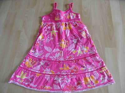 H&M beautiful jersey strappy dress pink with flowers size 86/92 NWOT (OA814)