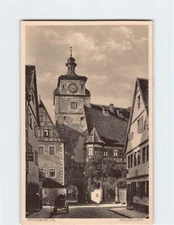 Postcard Wasser Turm, Rothenburg ob der Tauber, Germany