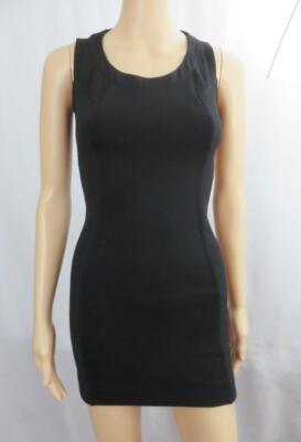 Diesel Bodycon Dress Sleeveless Roundneck Back Zip Closure Ribbed Sides SZ  XS | eBay