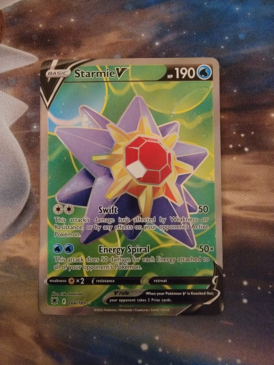 Pokemon Astral Radiance Starmie V 166 Full Art NM | eBay