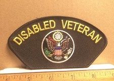 Disabled Veteran Embroidered Patch