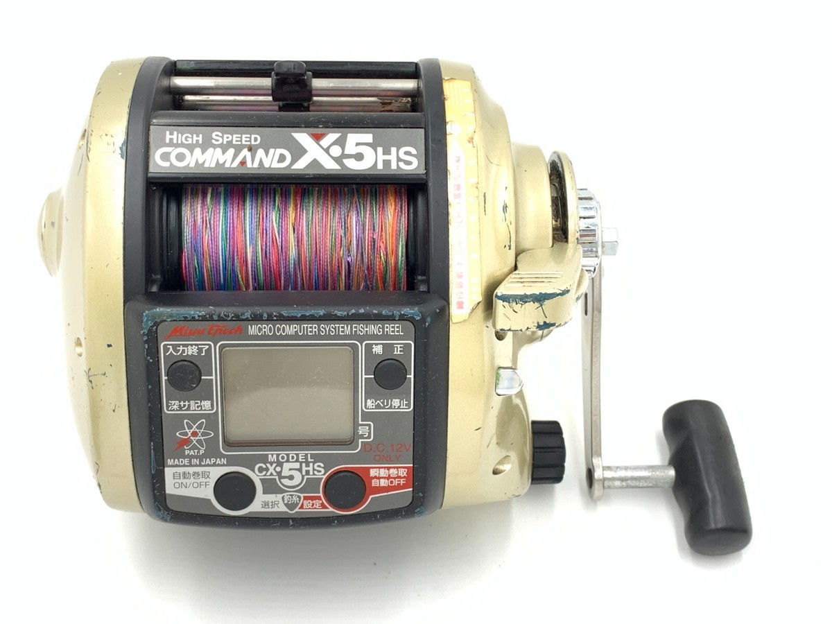 Miya Epoch COMMAND X5 HS Electric Reel 12V Big Game Trolling Miya Epoch COMMAND X5 HS Electric Reel 12V Big Game Trolling