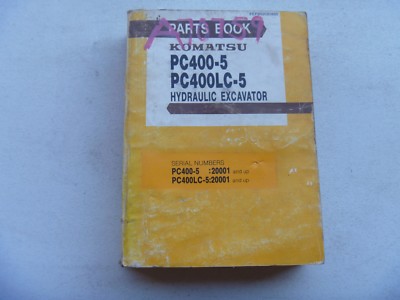 Komatsu PC400-5 PC400LC-5 Hydraulic Excavator Parts Catalog Manual