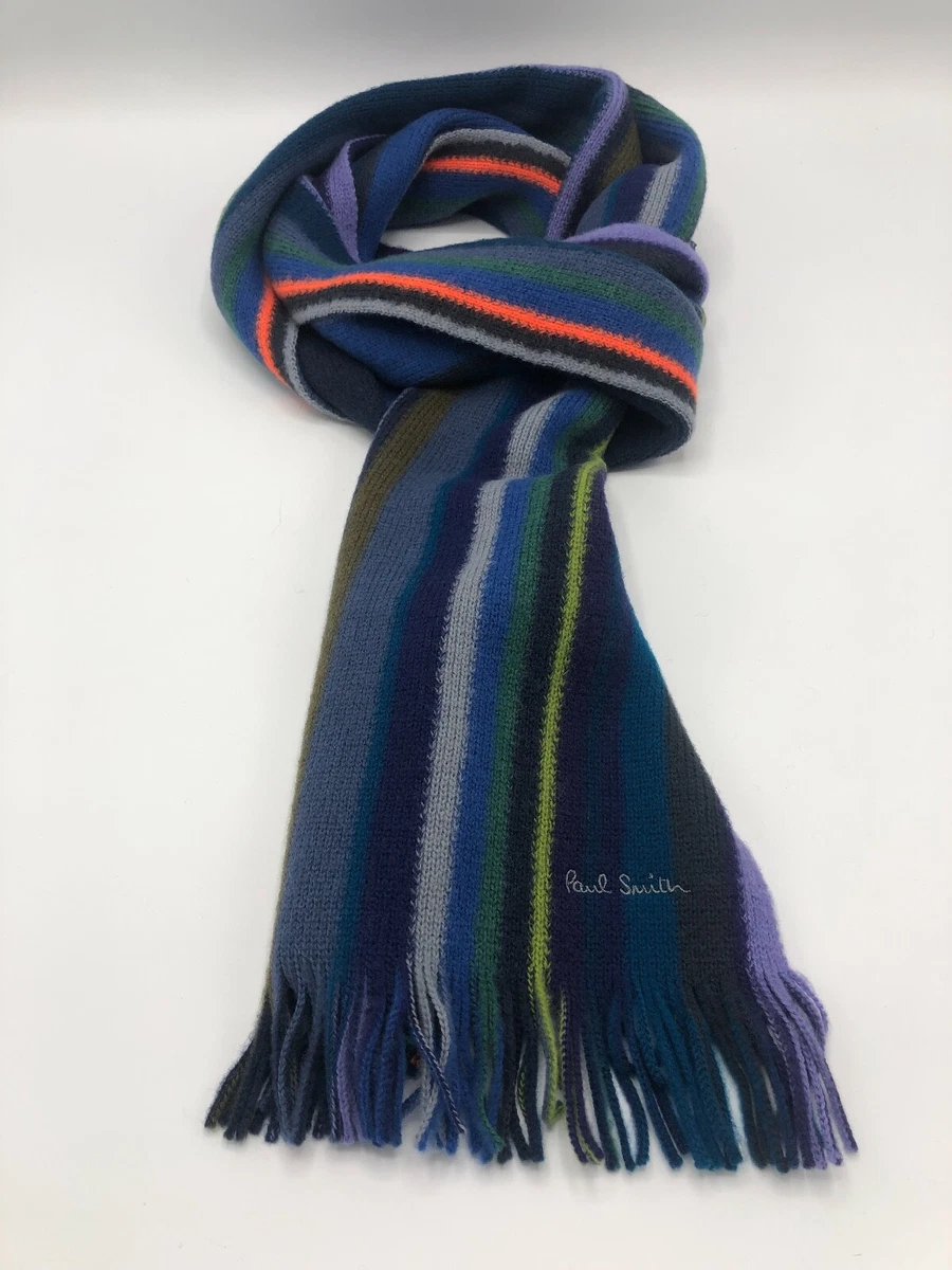 paul smith blue scarf