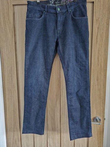 Mason's Italy Harris Dark Blue Jeans Denim Mens W 32 L 30 - Picture 9 of 15