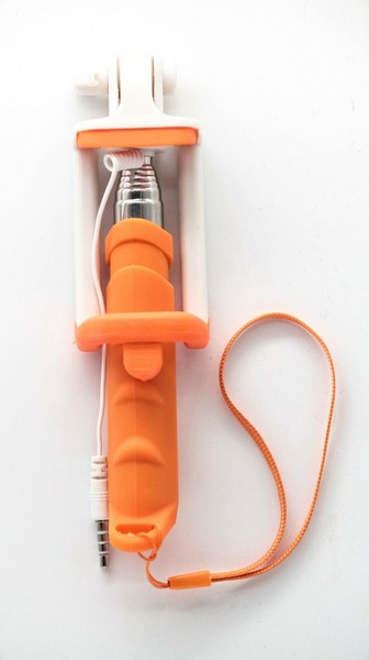 PALO SELFIE CHXK NARANJA EXTENSIBLE MONOPOD FOTOS+BLUETOOTH+SOPORTE PARA MOVIL