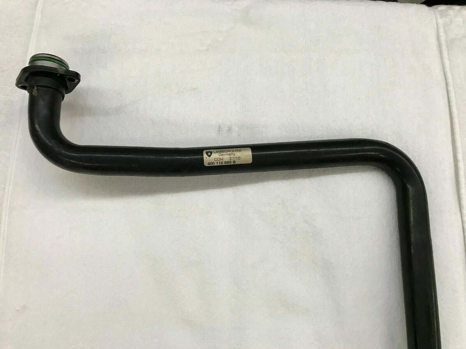 LAMBORGHINI GALLARDO LP550 560 570 OIL SYSTEM RADIATOR HOSE PIPE OEM 400115689B